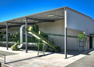 Moffit Farms 105 x 140 Huller Dryer Building Biggs CA