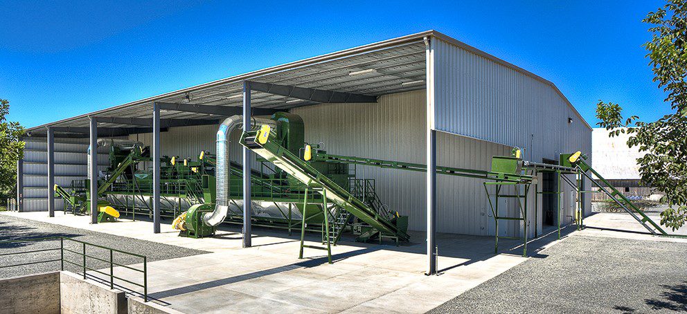 Moffit Farms Huller Dryer Building Biggs CA Manufacturing