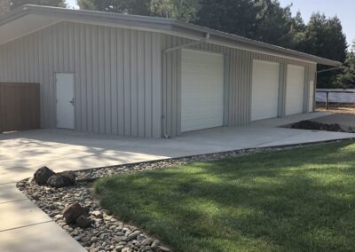 Garage metal building butte shasta yuba sutter county