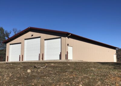 Butler 50 x 80 x 14 pre-engineered metal building in Williams CA