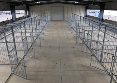 Hamilton City Unified School District AG Barn Metal Building Interior