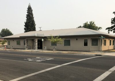 White Office metal building Chico CA