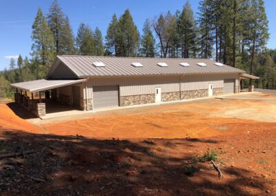 Boy Scouts Nor Cal Metal Shop Building with Brick