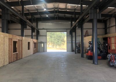 Feather Falls Casino Oroville CA Metal Building Shop Roll Up Door Interior