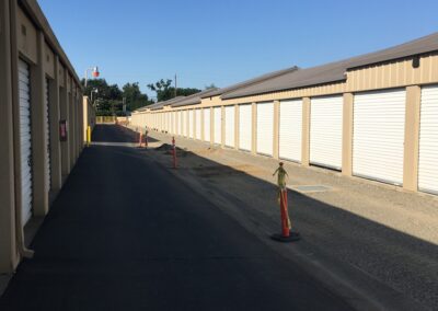 Aspin Mini Storage Brown Metal Building Redding CA